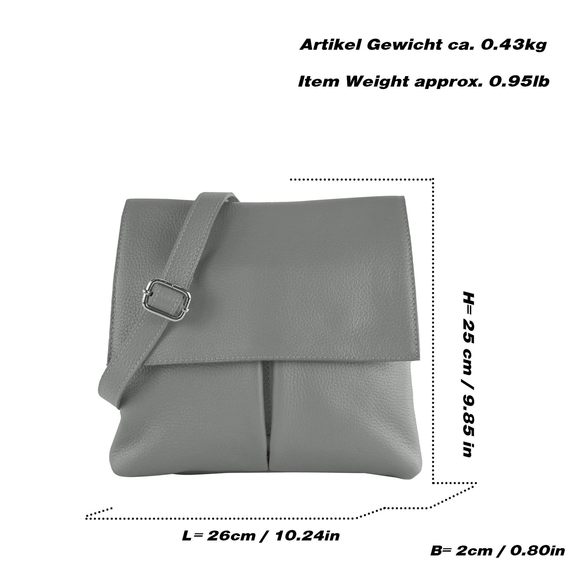 - T63Leder - Leather Shoulder Bag Bordeaux Violet XD - Picture 5 of 7